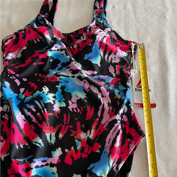 BNWT Reebok Multi-Color One-Piece Swimsuit - Picture 7 of 9